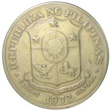 Монета 1 песо 1972 года Филиппины (реверс)