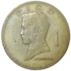 Монета 1 песо 1972 года Филиппины (аверс)