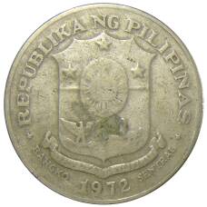 Монета 1 песо 1972 года Филиппины (реверс)