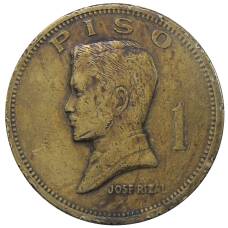 Монета 1 песо 1972 года Филиппины (аверс)