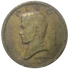 Монета 1 песо 1972 года Филиппины (аверс)