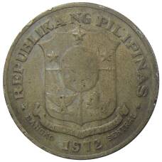 Монета 1 песо 1972 года Филиппины (реверс)