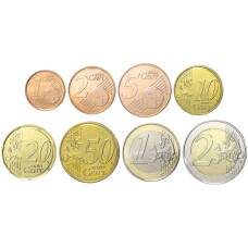Годовой набор монет евро 2020 года Кипр (реверс)