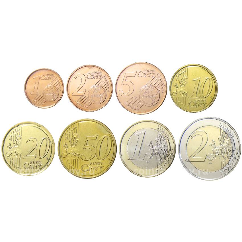 Годовой набор монет евро 2020 года Кипр (вид 2)