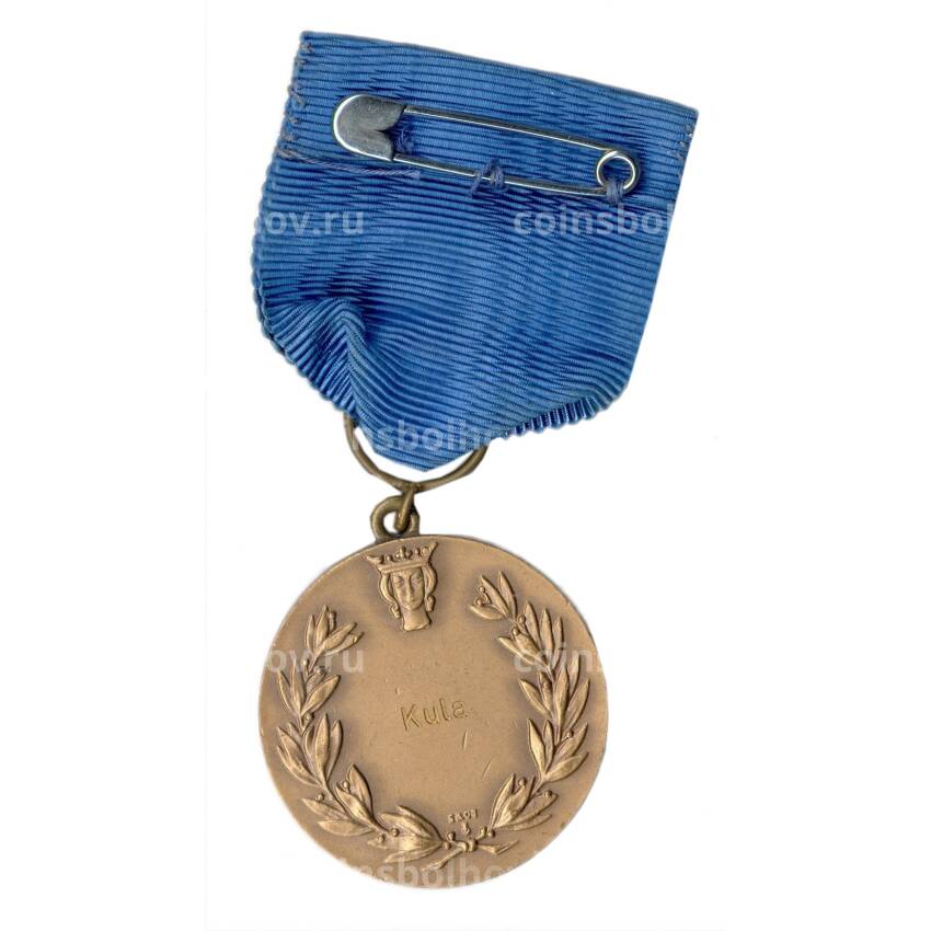 Медаль спортвная «Участнику соревнований по метанию мяча» Швеция (вид 2)