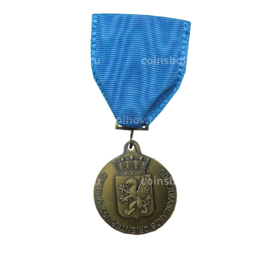 Медаль  спортивная «Участнику соревнований по спортивному ориентированию» Швеция