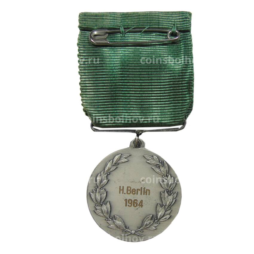 Медаль «УЧастнику соревнований в Берлине 1964 год» Швеция (вид 2)