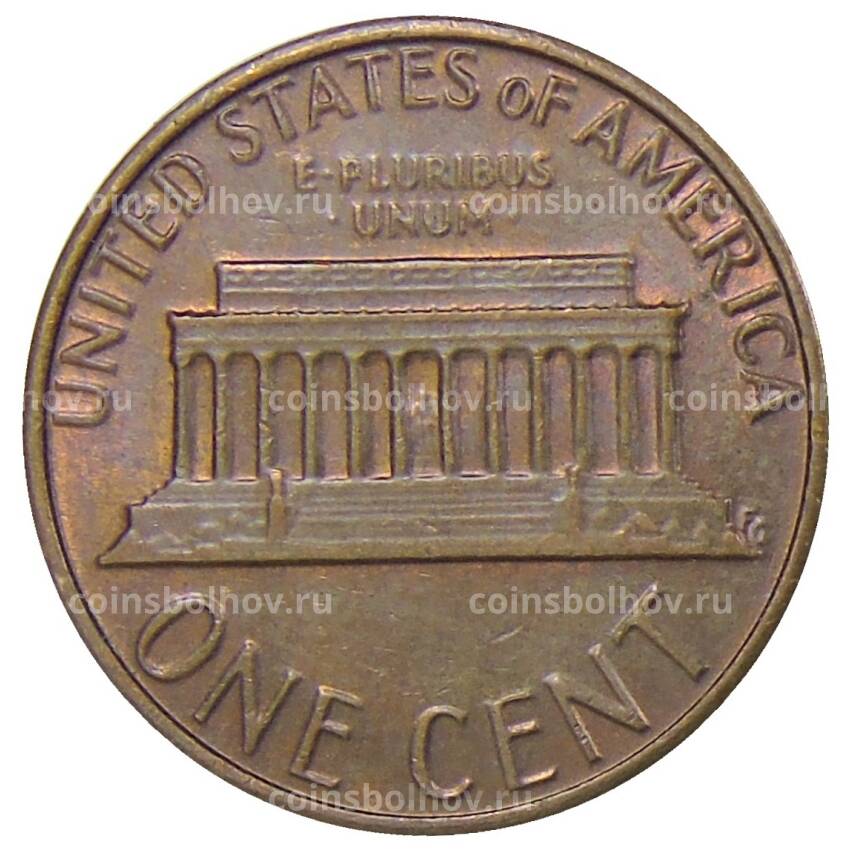 Монета 1 цент 1981 года США (вид 2)