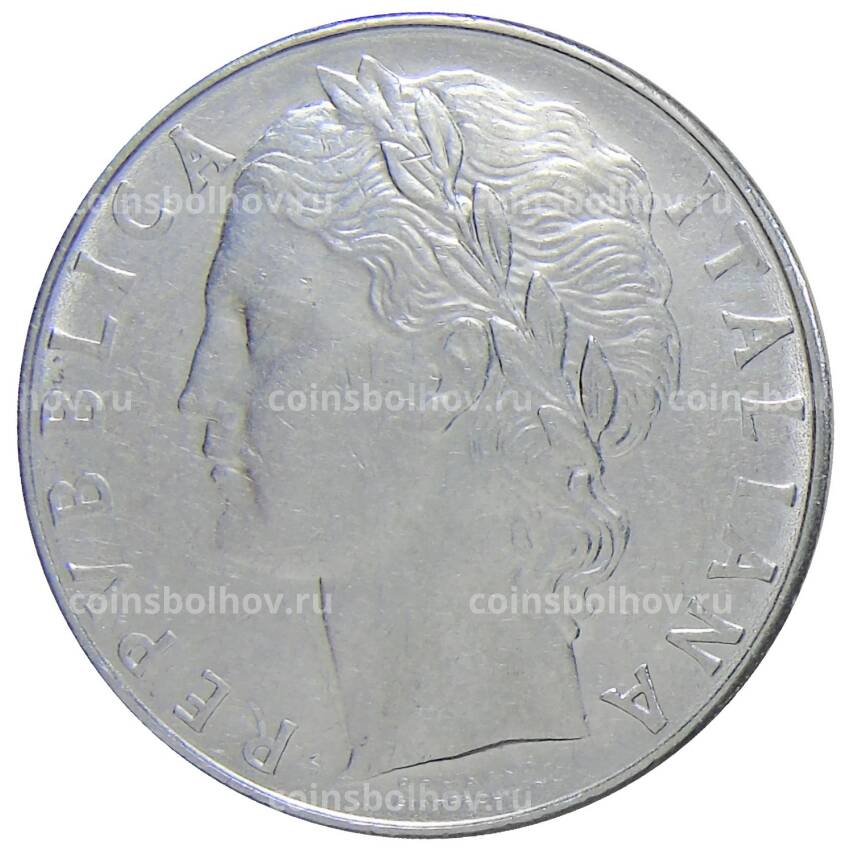 Монета 100 лир 1977 года Италия (вид 2)