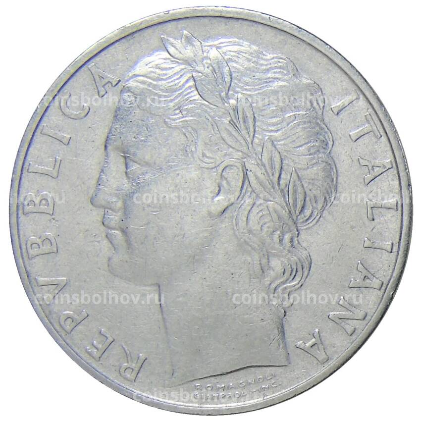 Монета 100 лир 1962 года Италия (вид 2)