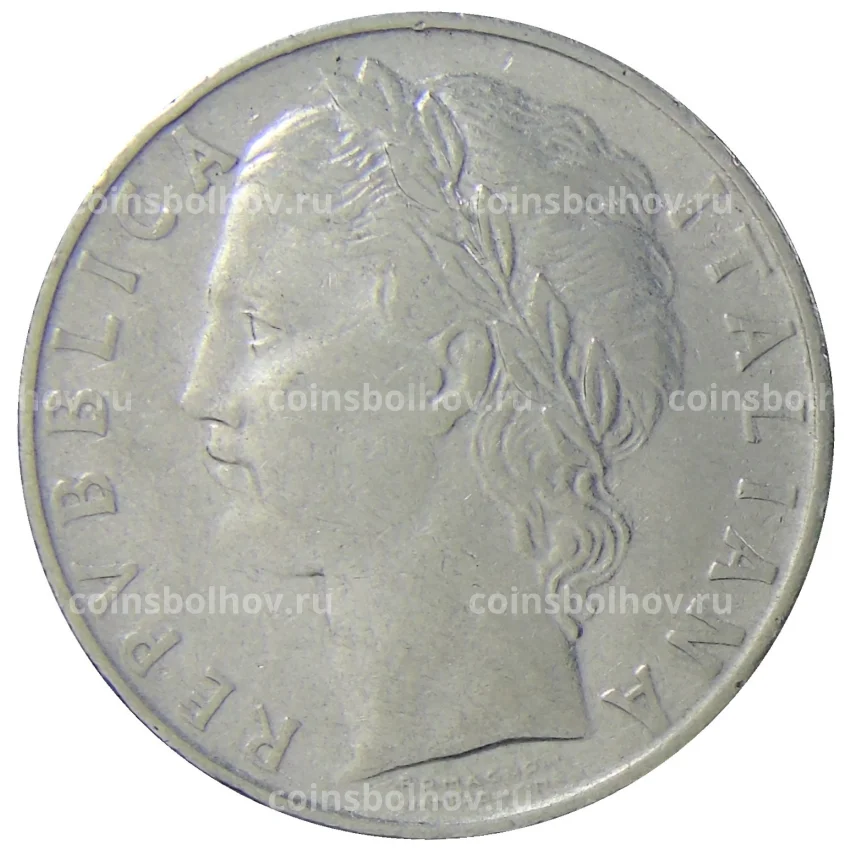 Монета 100 лир 1956 года Италия (вид 2)