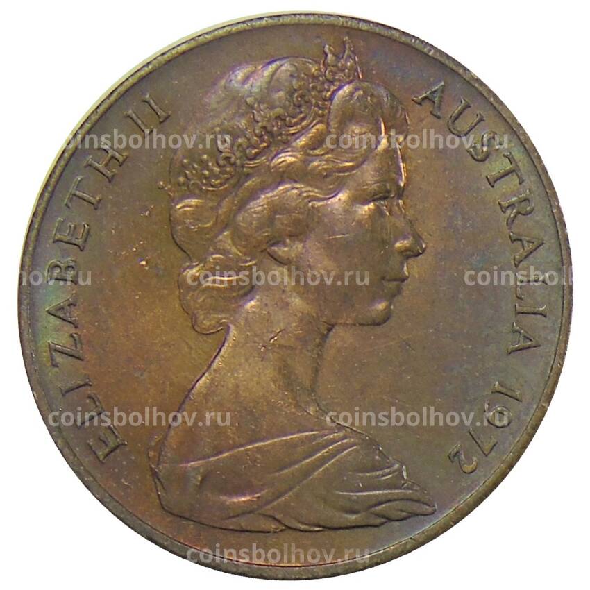 Монета 2 цента 1972 года Австралия (вид 2)