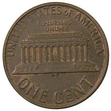 Монета 1 цент 1980 года США (реверс)