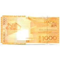 Банкнота 1000 патак 2017 года макао