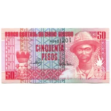 Банкнота 50 песо 1990 года Гвинея -Бисау