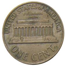 Монета 1 цент 1972 года США (реверс)