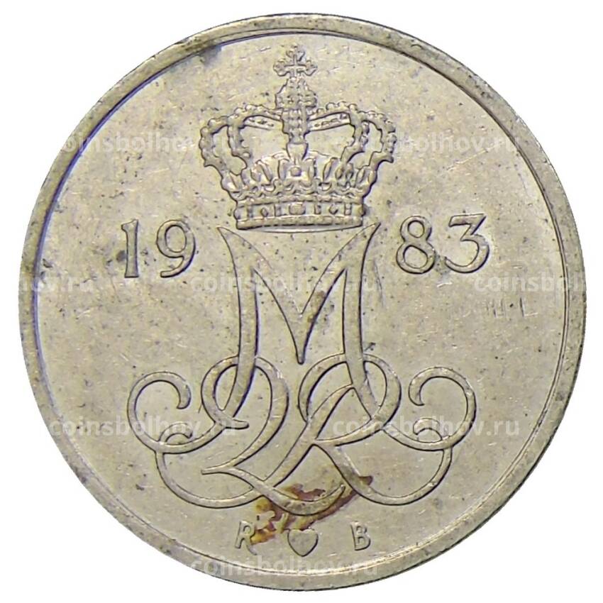 Монета 10 эре 1983 года Дания