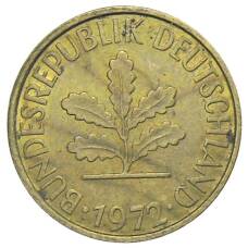 Монета 5 пфеннигов 1972 года F Германия (аверс)
