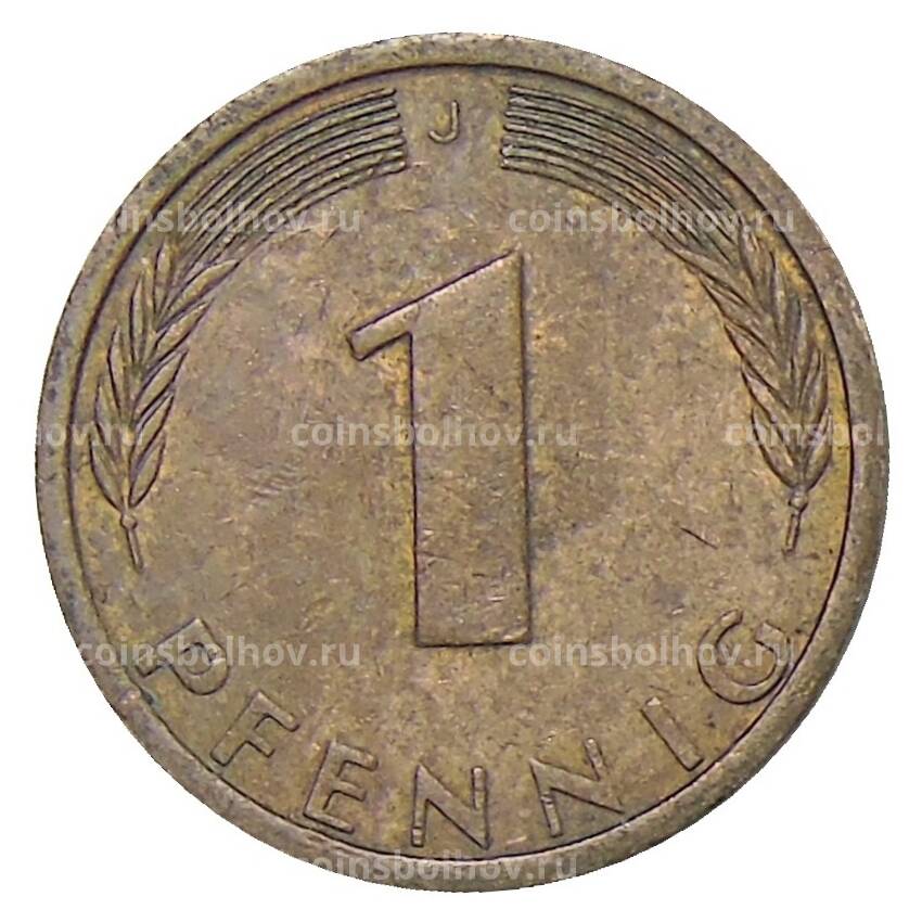 Монета 1 пфенниг 1972 года J Германия (вид 2)