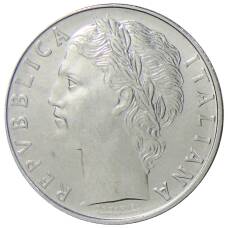 Монета 100 лир 1973 года Италия (реверс)