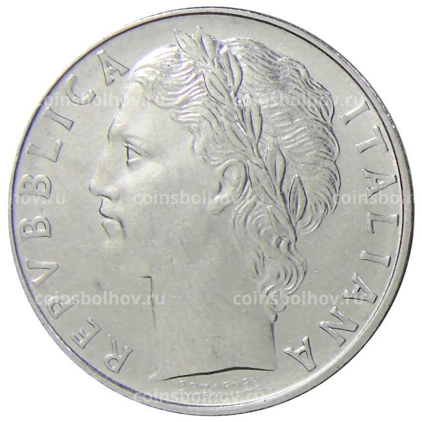 Монета 100 лир 1973 года Италия (вид 2)