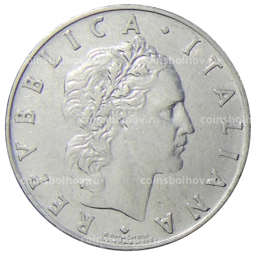 Монета 50 лир 1963 года Италия (вид 2)