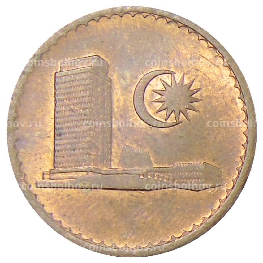 Монета 1 сен 1976 года Малайзия (вид 2)