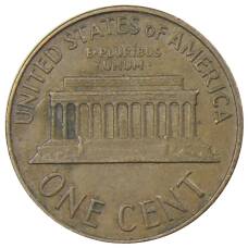 Монета 1 цент 1964 года США (реверс)