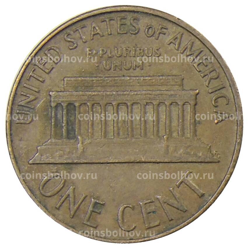 Монета 1 цент 1964 года США (вид 2)