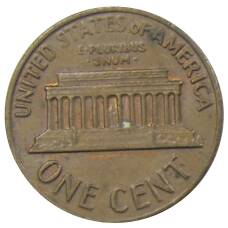 Монета 1 цент 1972 года США (реверс)