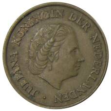 Монета 5 центов 1974 года Нидерланды (реверс)
