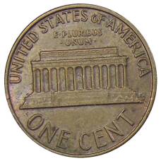 Монета 1 цент 1975 года D США (реверс)