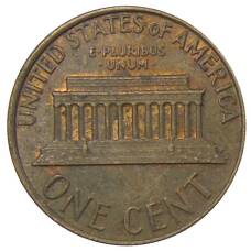 Монета 1 цент 1974 года D США (реверс)