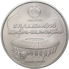 Монета 2000 форинтов 2021 года Венгрия — УЕФА Чемпионат Европы по футболу 2020 (аверс)