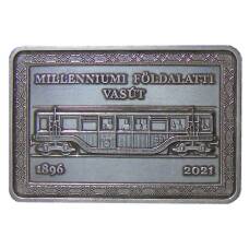 Монета 2000 форинтов 2021 года Венгрия -125 лет открытию подземной железной дороги (аверс)