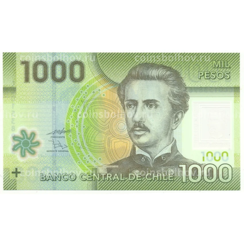 Банкнота 1000 песо 2010 года Чили