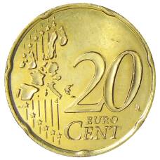 Монета 20 евроцентов 2001 года Монако (реверс)