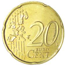 Монета 20 евроцентов 2002 года Монако (реверс)