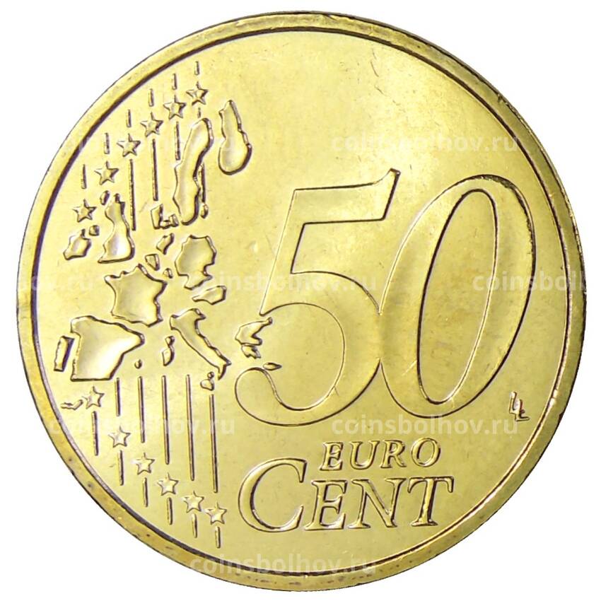 Монета 50 евроцентов 2003 года Монако (вид 2)