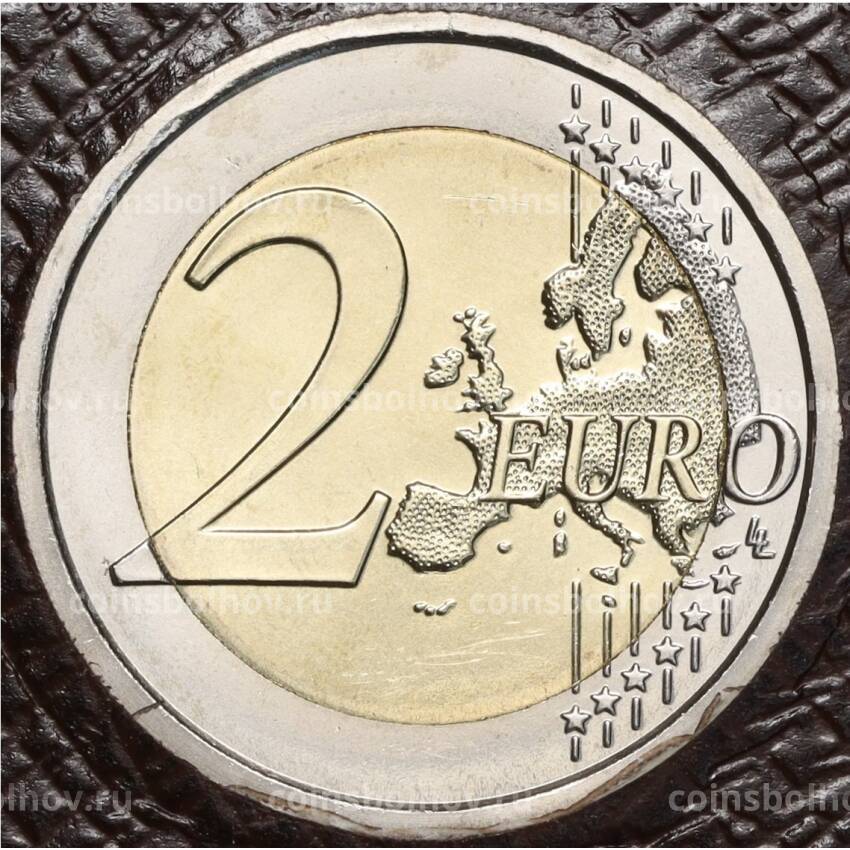 Монета 2 евро 2023 года Ватикан «500 лет со дня смерти Пьетро Перуджино» (в буклете)  (вид 2)