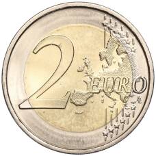 Монета 2 евро 2023 года Испания — Президентство Испании в Совете ЕС (реверс)