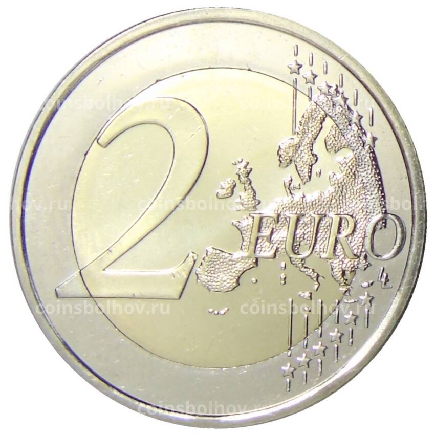 Монета 2 евро 2011 года Финляндия — 200 лет банку Финляндии (вид 2)