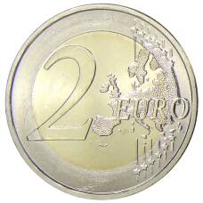 Монета 2 евро 2010 года J Германия — Городская ратуша и Роланд, Бремен (реверс)