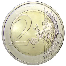 Монета 2 евро 2009 года D Германия — Церковь Людвига в Саарбрюккен, Саар (реверс)