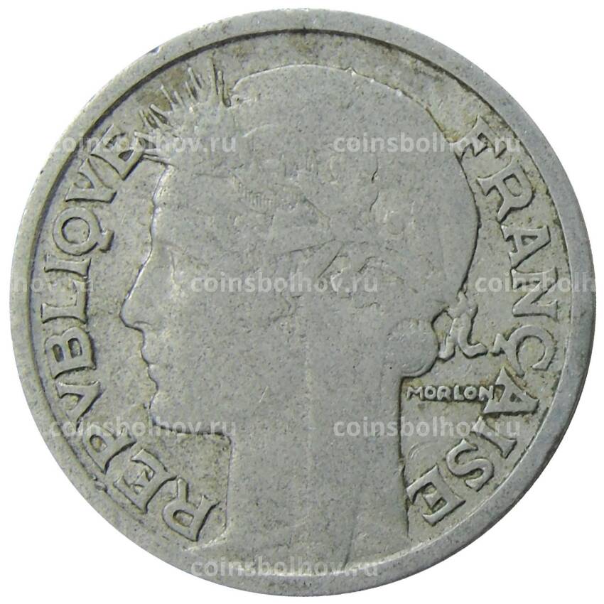 Монета 2 франка 1950 года B Франция (вид 2)