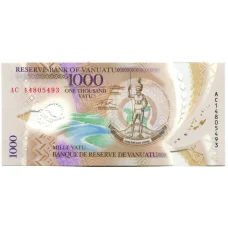 Банкнота 1000 вату 2014 года Вануату (аверс)
