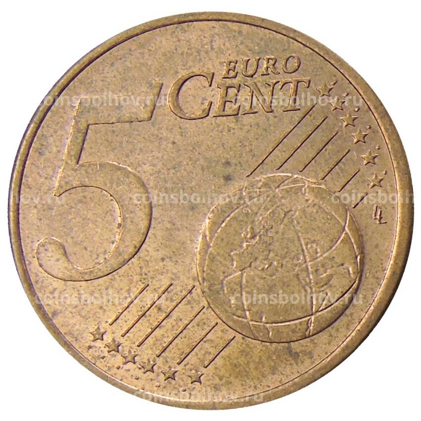 Монета 5 евроцентов 2009 года Франция (вид 2)