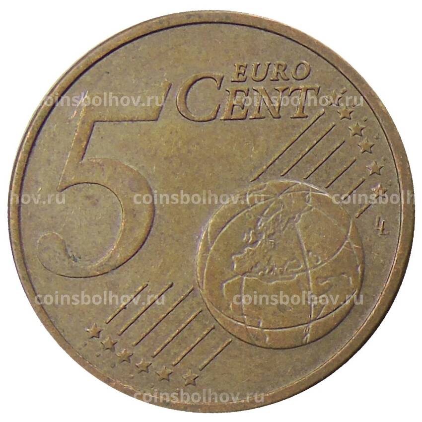 Монета 5 евроцентов 2007 года Франция (вид 2)