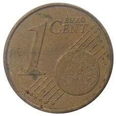 Монета 1 евроцент 1999 года Франция (реверс)