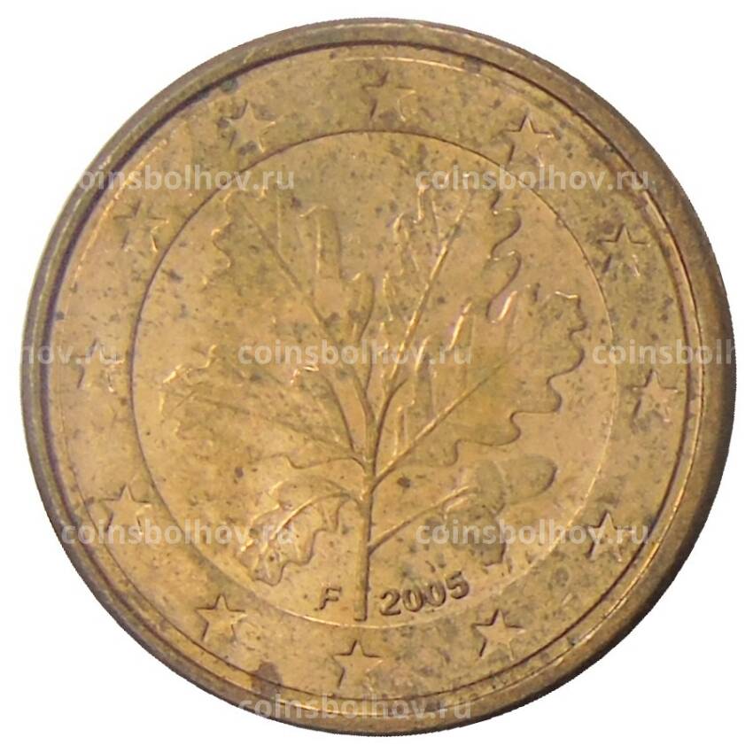 Монета 1 евроцент 2005 года F Германия